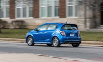 <p>Assembled just 41 miles as the crow flies from <em>Car and Driver </em>headquarters, the <a rel="nofollow noopener" href="https://www.caranddriver.com/chevrolet/sonic" target="_blank" data-ylk="slk:Chevrolet Sonic;elm:context_link;itc:0;sec:content-canvas" class="link ">Chevrolet Sonic</a> is the only gasoline-drinking subcompact car built in the United States. When <a rel="nofollow noopener" href="https://www.caranddriver.com/news/a20067725/abandon-car-ford-dropping-all-passenger-car-models-except-mustang/" target="_blank" data-ylk="slk:the Ford Fiesta is discontinued;elm:context_link;itc:0;sec:content-canvas" class="link ">the Ford Fiesta is discontinued</a> after the 2019 model year, the Sonic and and its diminutive stablemates-the imported Spark and the Bolt EV-will be the only American-brand small hatchbacks on the market for 2020. Because the Sonic is being outsold by <a rel="nofollow noopener" href="https://www.caranddriver.com/chevrolet/trax" target="_blank" data-ylk="slk:the Trax;elm:context_link;itc:0;sec:content-canvas" class="link ">the Trax </a>crossover variant built on the same platform (in Korea and Mexico), there is speculation that it will soon follow <a rel="nofollow noopener" href="https://www.caranddriver.com/features/g25307911/general-motors-killing-cars-production-2019/" target="_blank" data-ylk="slk:the fate of the Cruze, Impala, and Volt;elm:context_link;itc:0;sec:content-canvas" class="link ">the fate of the Cruze, Impala, and Volt</a>. We still have it for now, though, and the Sonic combines a gamut of features with subdued driving dynamics for a reasonable small-car choice, U.S. made or not.</p>