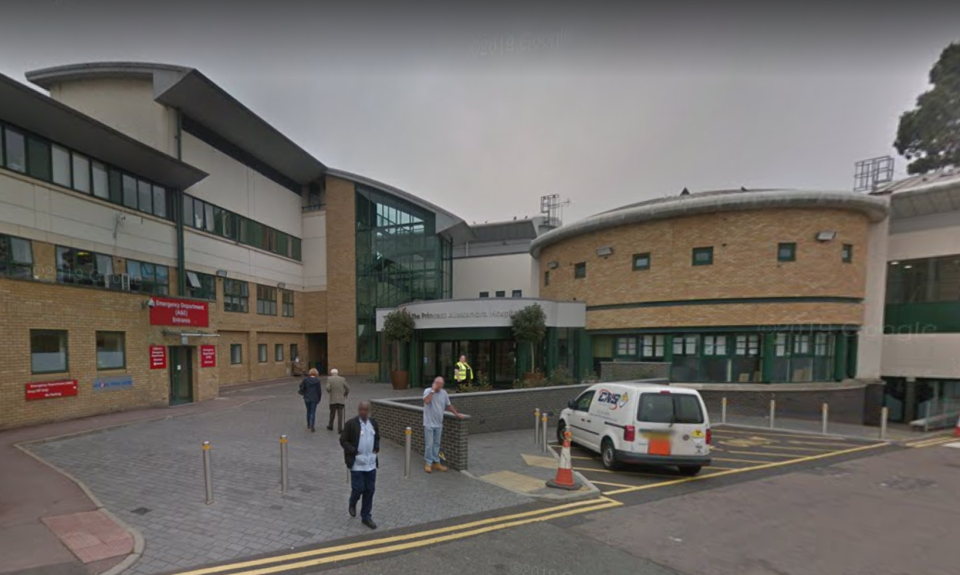 Serving midwife Lynsay Coventry died on Thursday, Princess Alexandra Hospital NHS Trust confirmed. (Picture: Google Maps)