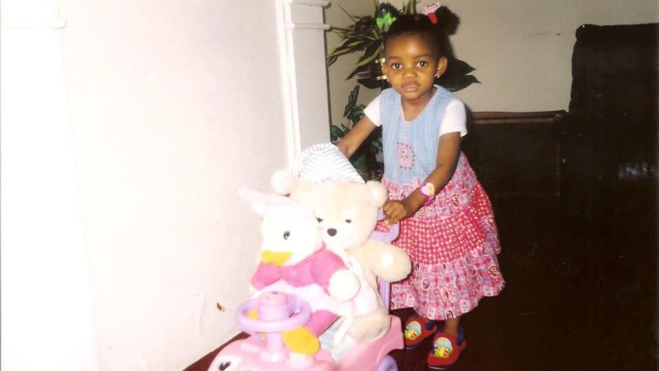 Sharon at two years old, just after her first sickle cell pain episode. - Courtesy of Sharon Browne-Peter