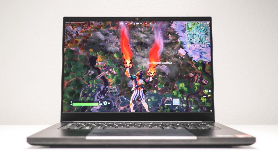 Razer Blade 14 (2023) sitting on desk