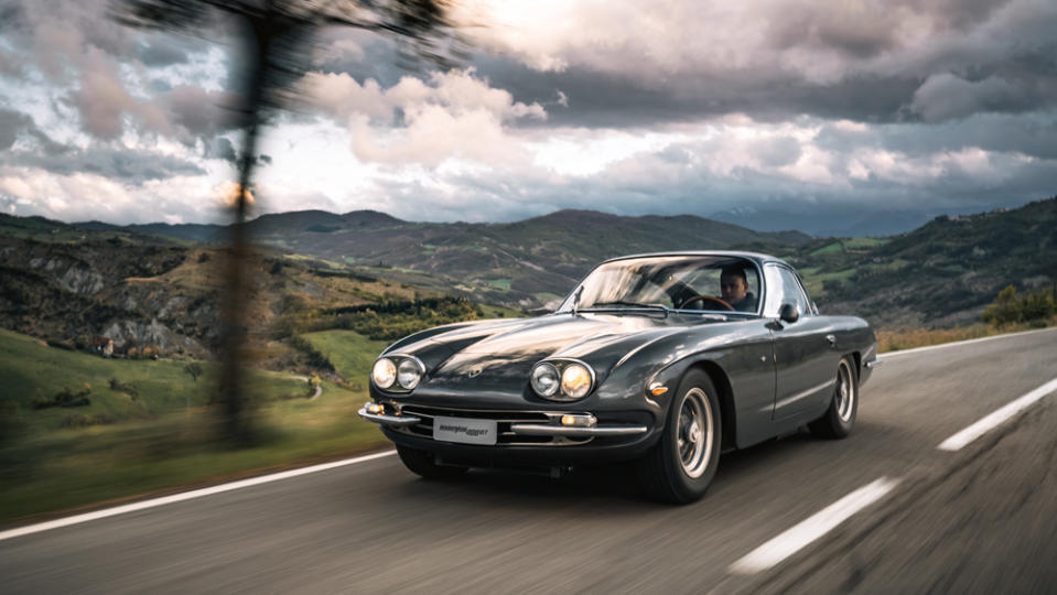 A 1967 Lamborghini 400 GT.