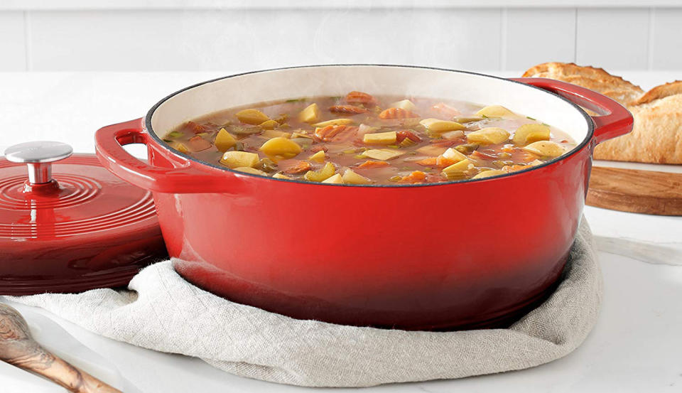 A Dutch oven will overhaul mealtime forever. (Photo: Amazon)