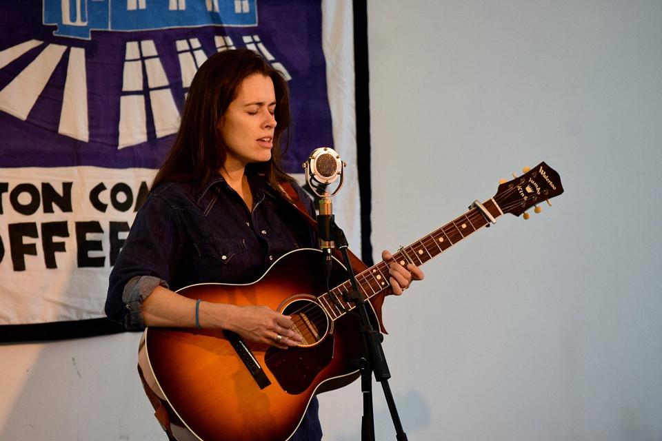 Musician and Proctor native Caitlin Canty performs at the Ripton Community Coffee House.