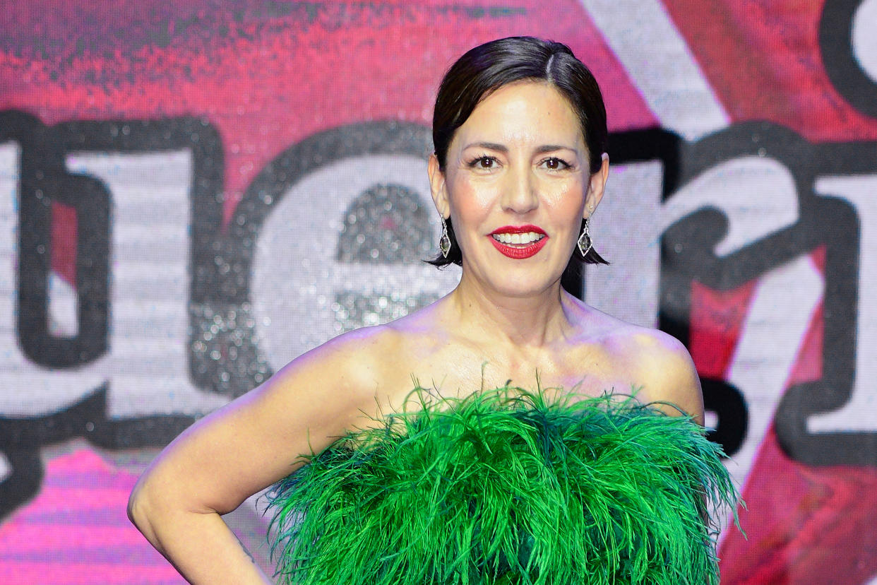 Stephanie Salas durante conferencia de prensa para la obra 'Papito Querido' en el Teatro Centenario Coyoacán 2023 en México (Photo by Jaime Nogales/Medios y Media/Getty Images)