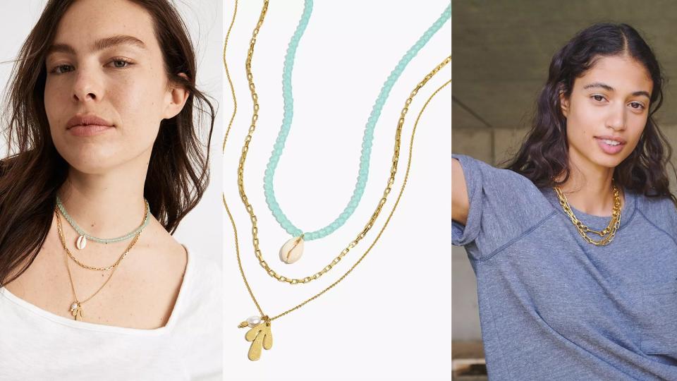 Plenty of jewelry is on sale at Madewell.