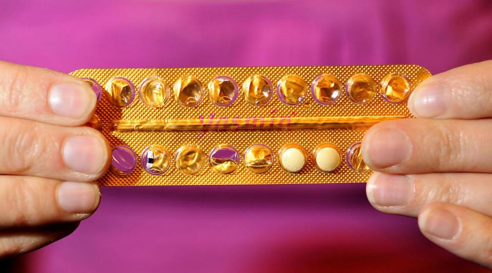 The contraceptive pill packet