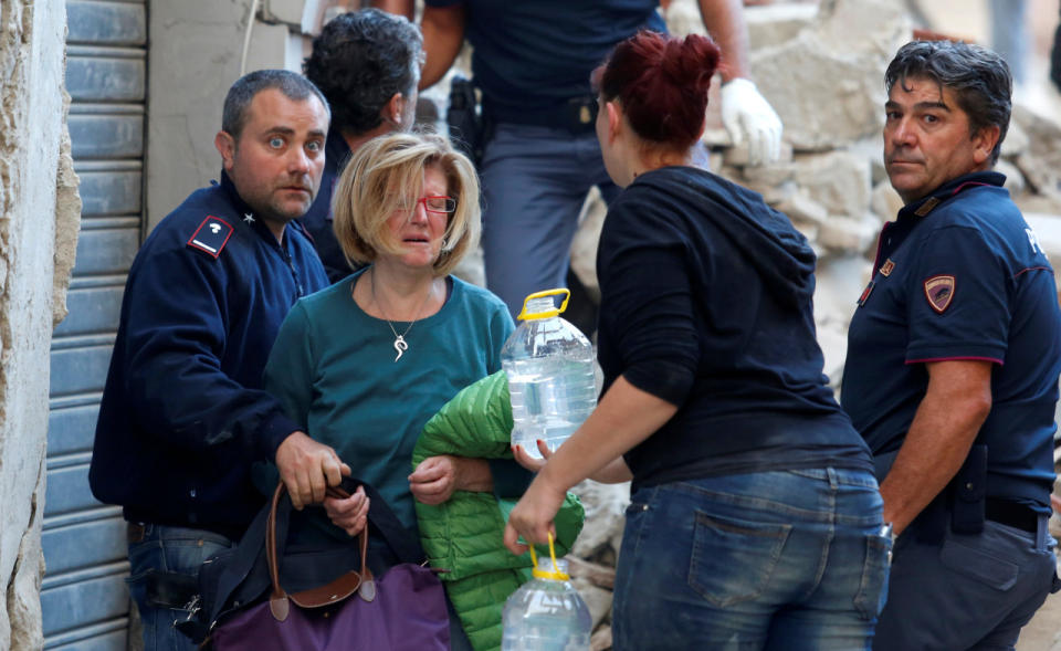 Las imágenes devastadoras del terremoto que ha sacudido el centro de Italia