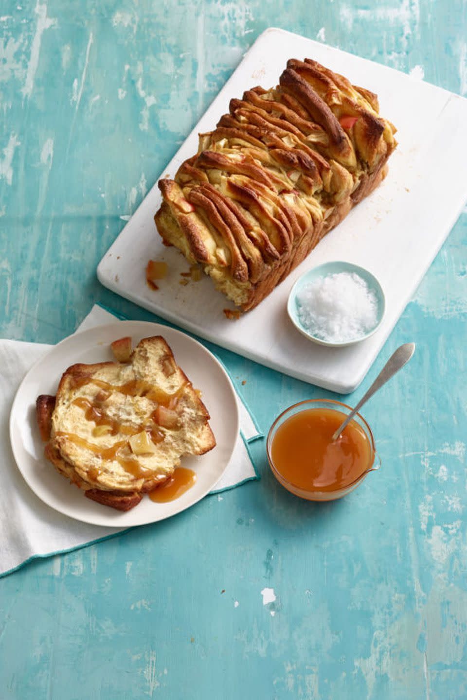 <p>This sticky-sweet apple cinnamon pull-apart bread is so fun to eat (for breakfast or anytime!)<br><br><a rel="nofollow noopener" href="https://www.womansday.com/food-recipes/food-drinks/recipes/a12431/apple-cinnamon-pull-apart-bread-recipe-wdy0315/" target="_blank" data-ylk="slk:Get the recipe.;elm:context_link;itc:0;sec:content-canvas" class="link "><strong>Get the recipe.</strong></a></p>