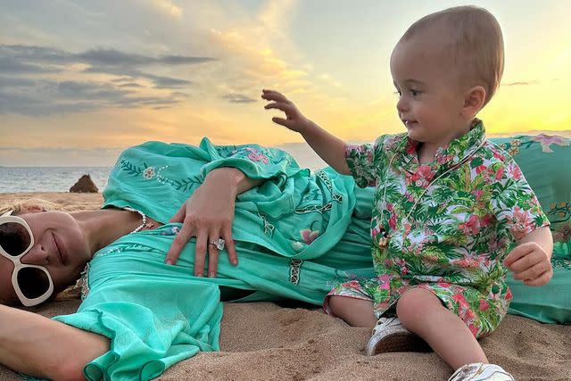 Paris Hilton Shares Sweet Photos of Daughter London and Son Phoenix in  Matching Ensembles During Family Vacation to Hawaii