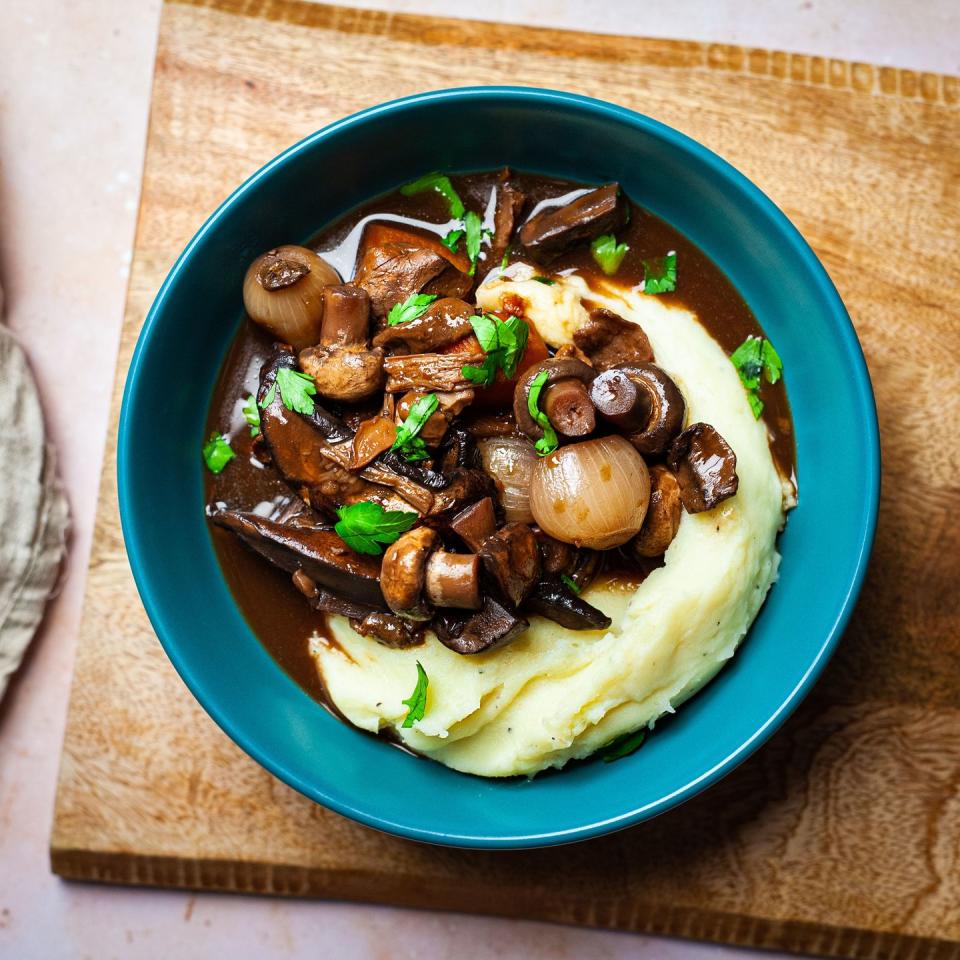 Mushroom Bourguignon