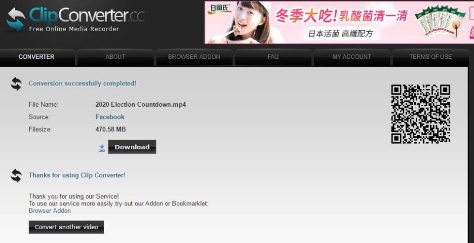 免安裝! 教你下載Facebook 直播影片 Clipconverter