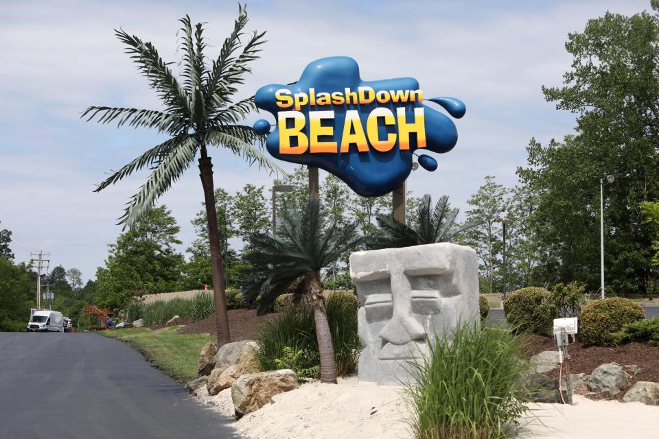 The entrance to SplashDown Beach in Fishkill on May 25, 2021. 