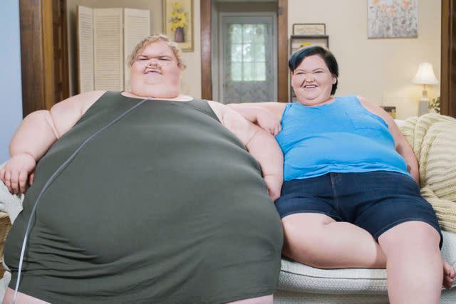 <p>TLC</p> Tammy Slaton at the height of her weight struggles on TLC's 1,000-Lb. Sisters.