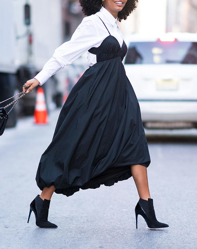 7 Chic Ways to Pair Dresses With Ankle Boots