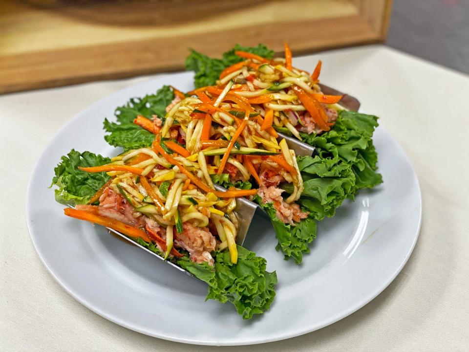 Lobster Lettuce Wraps are on the menu at Bittersweet Farm.