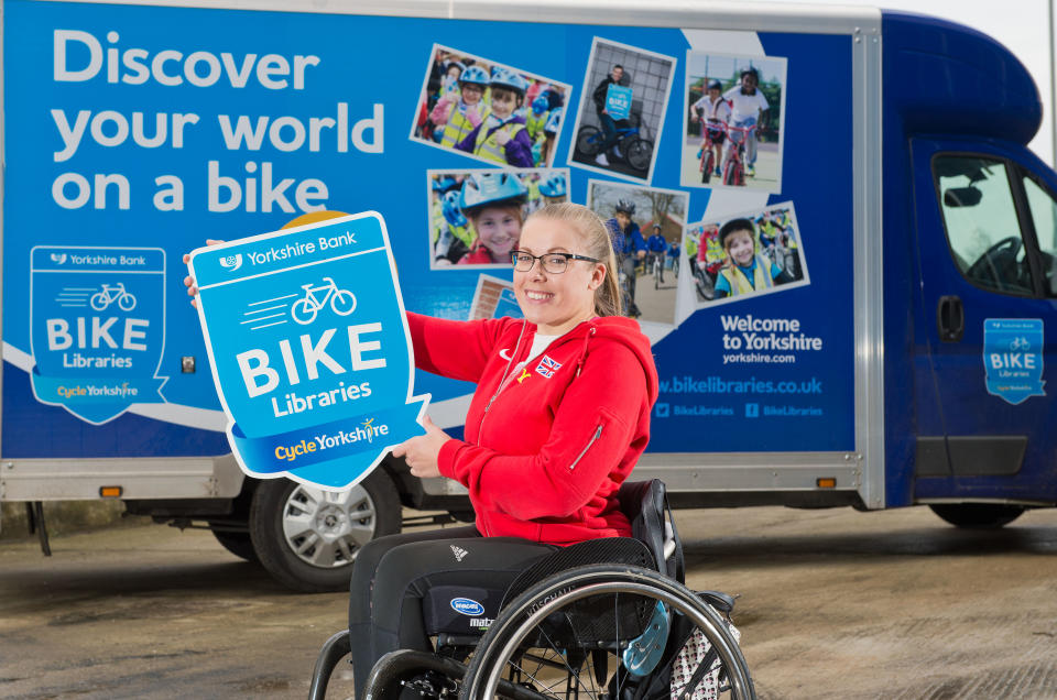 Hannah is a Yorkshire Bank Bike Libraries ambassador