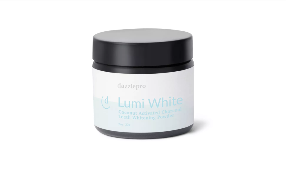 Dazzlepro Lumi White Activated Charcoal Teeth Whitening Powder (Credit: Target)