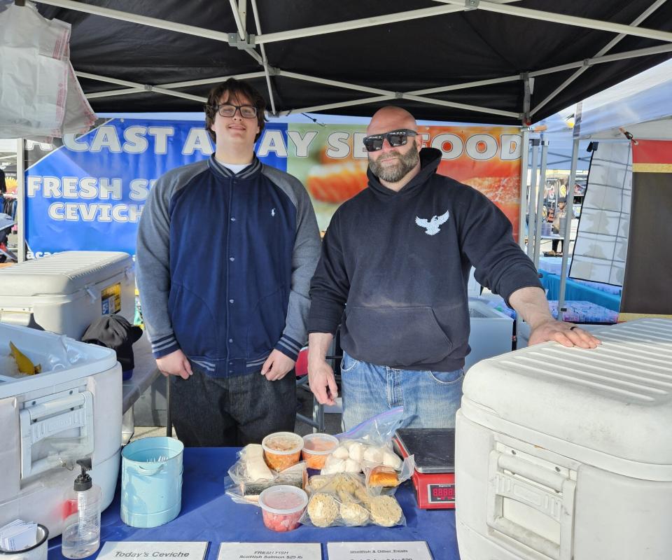Logan Makris and his uncle Jacob answer questions, offer serving suggestions and more when you buy fresh "anything seafood" from A Castaway Seafood.