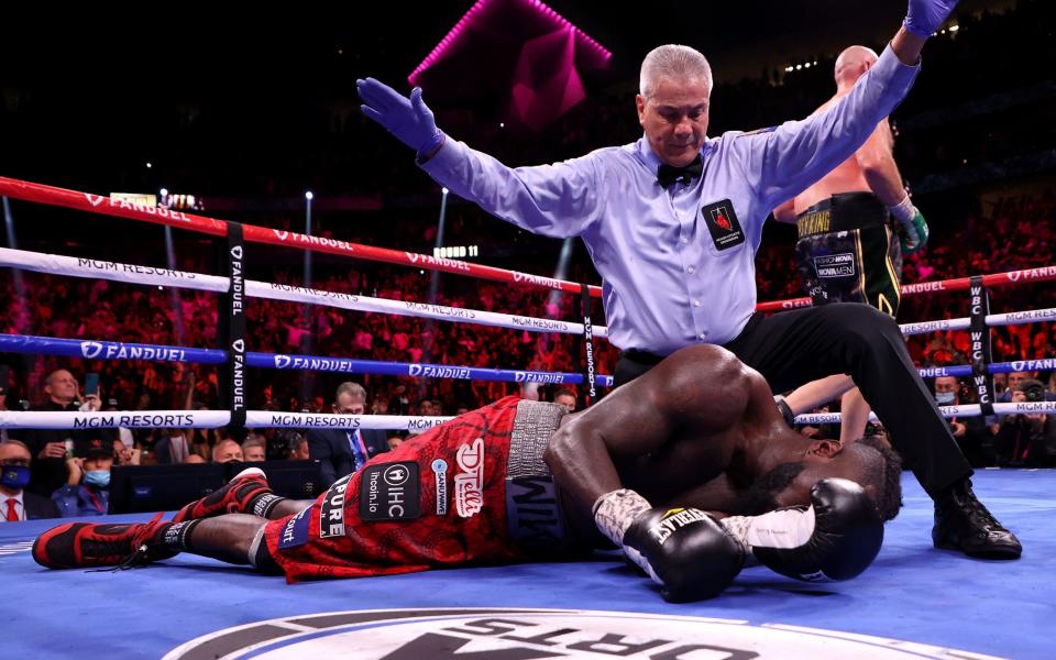 Fury retained his WBC title after knocking out Wilder in the 11th round - GETTY IMAGES