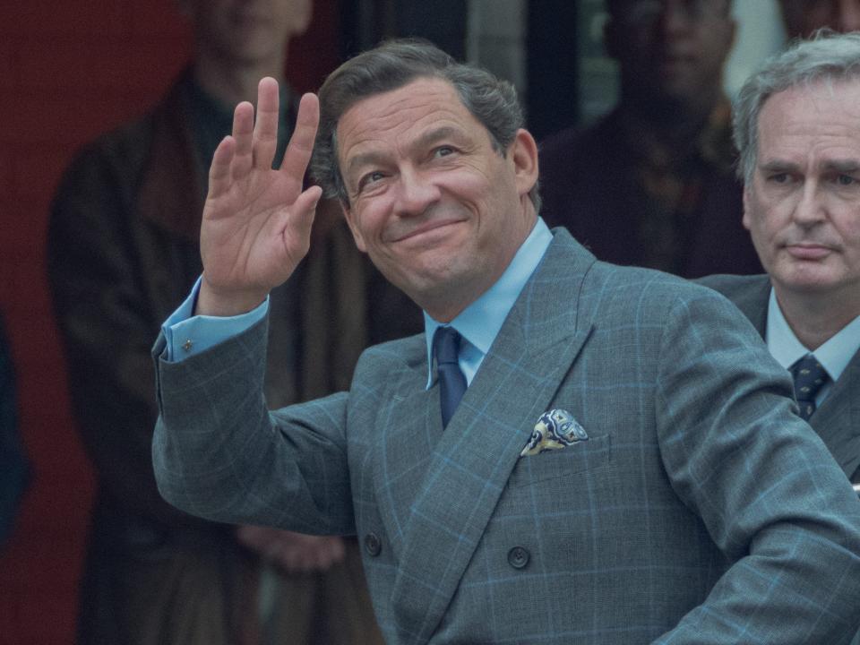 Dominic West as King Charles III in Netflix's "The Crown."