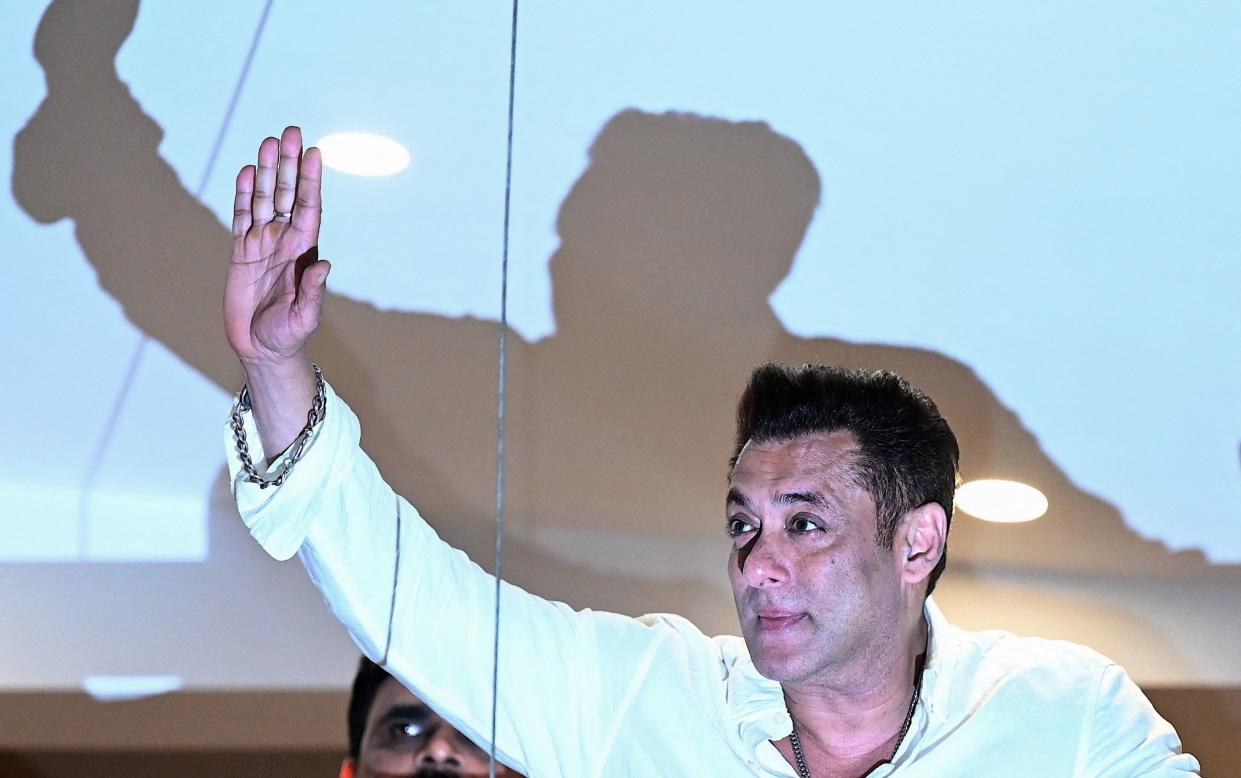 Salman Khan greeted fans outside his home on April 11, it is this interaction some speculate caused the feud revival