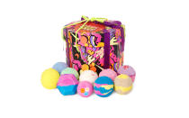 This pre-wrapped box includes a rainbow of 10 handmade bath bombs infused with natural ingredients like lemongrass and fresh avocados to soften skin or lavender oil to soothe stress. Plus, since theyre solids, theyre easy to pack for the next family vacation.To buy: $80; lushusa.com
