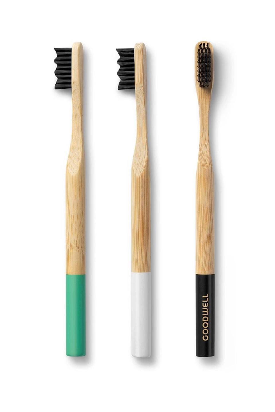 4) Goodwell Co. Bamboo Toothbrush Subscription