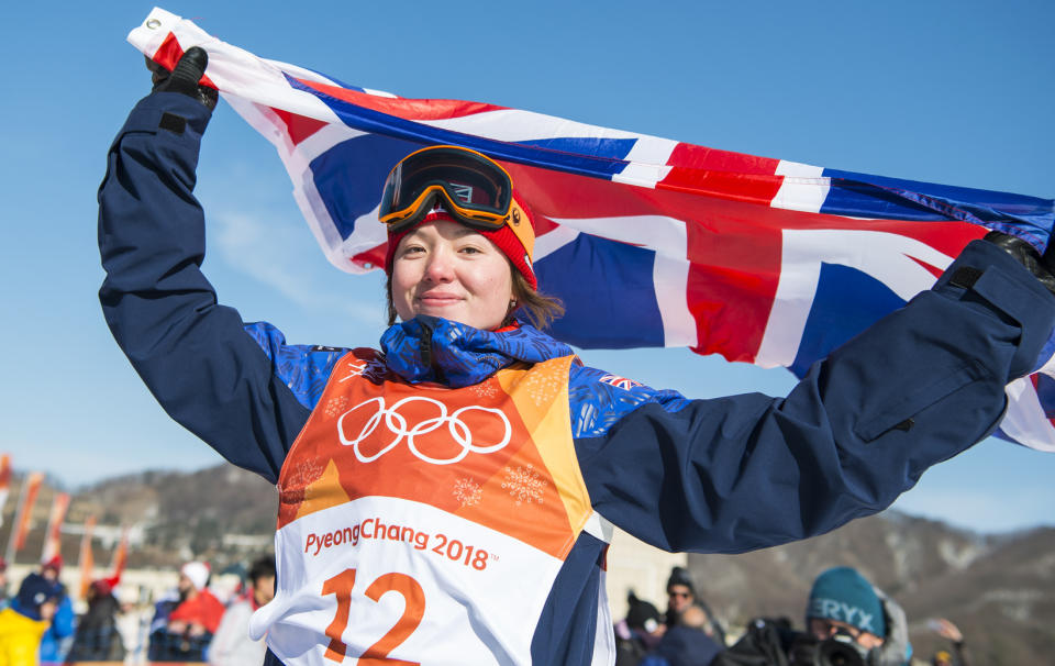 Team GB’s youngest athlete Izzy Atkin becomes the first British skier to win an Olympic medal with her Slopestyle bronze in PyeongChang (Andy J Ryan/Team GB)