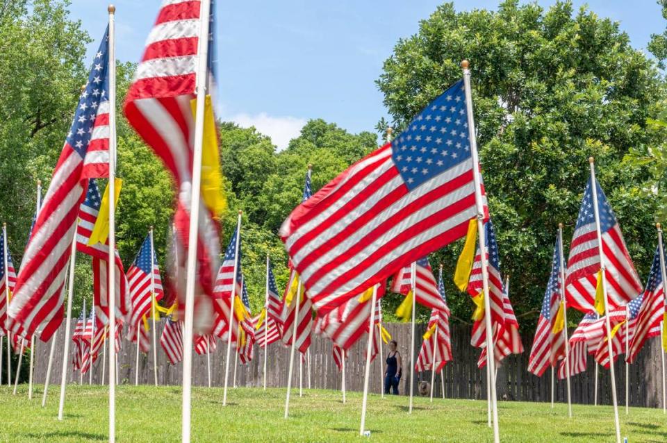 The annual Flags 4 Freedom will be on display June 29-July 6 in Merriam.