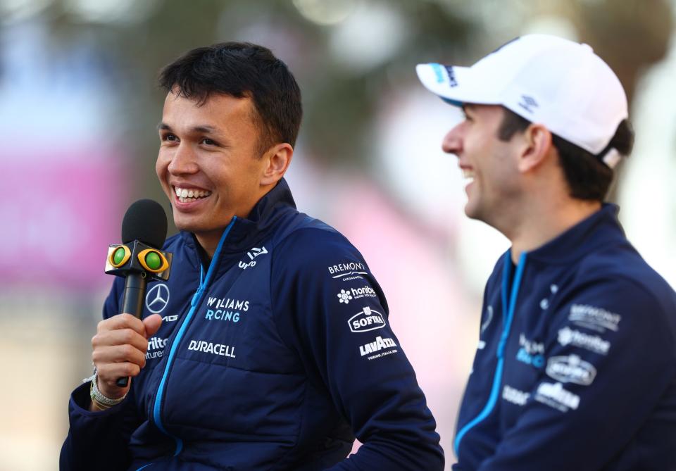 Alex Albon and Nicholas Latifi