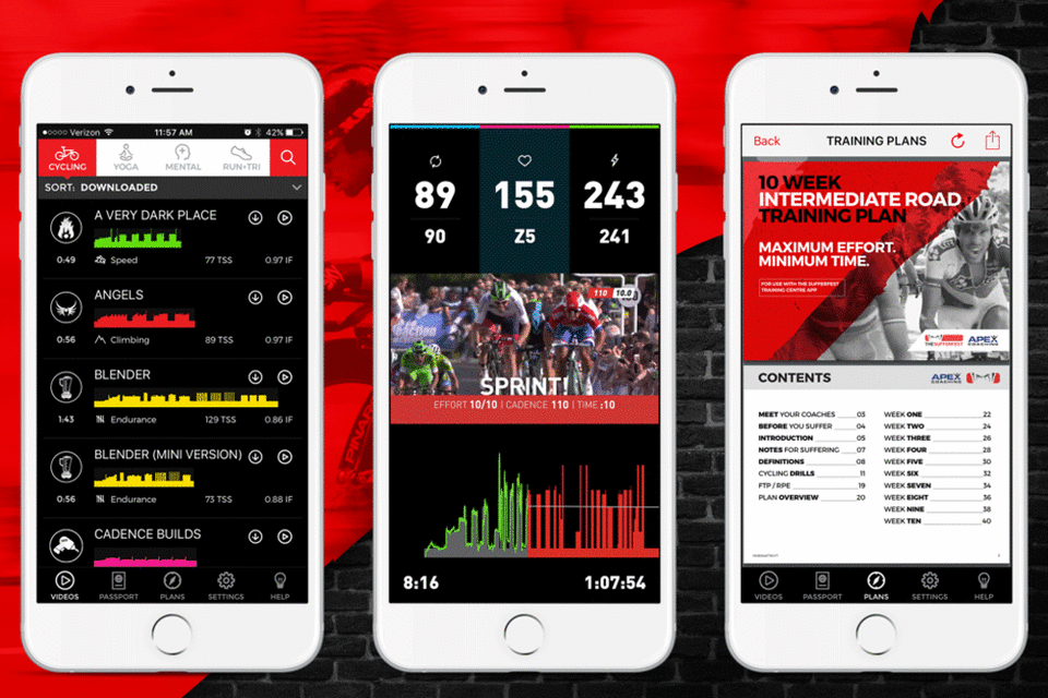 indoor training apps for cycling