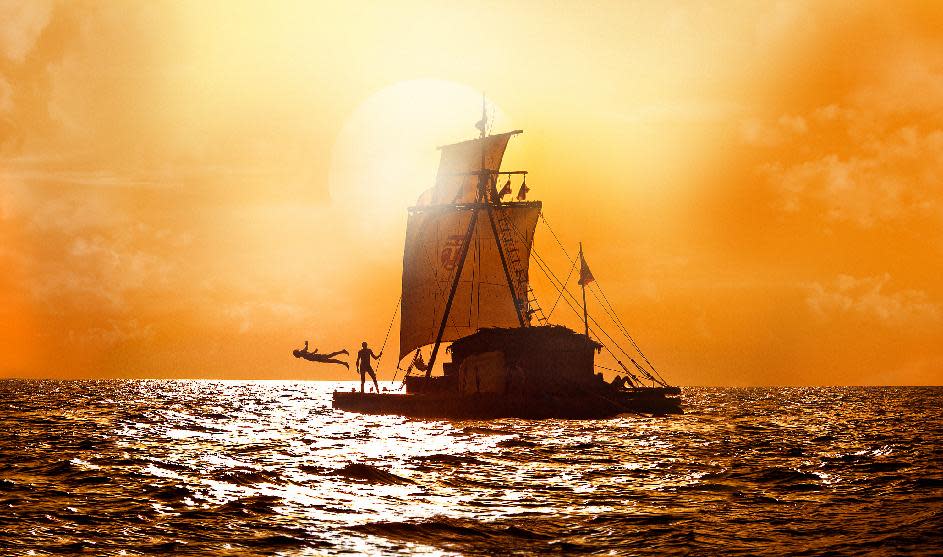 This film image released by The Weinstein Company shows a scene from "Kon Tiki." (AP Photo/The Weinstein Company)