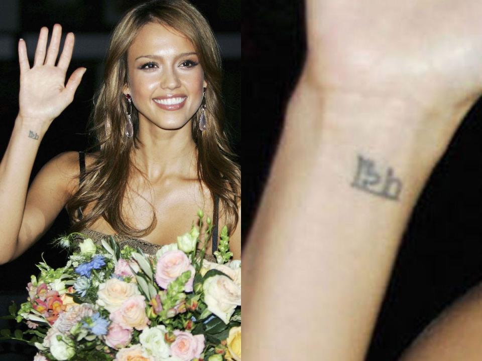 jessica alba tattoo