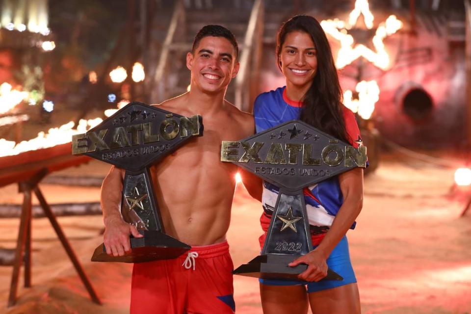 Briadam Herrera y Susana Abúndiz fueron los ganadores de ‘Exatlón Estados Unidos 2021.