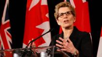 <b>10. <a href="http://ca.search.yahoo.com/search?cs=bz&vm=r&fr=oni_onnetwork_news&p=Kathleen%20Wynne" data-ylk="slk:Kathleen Wynne;elm:context_link;itc:0;sec:content-canvas" class="link ">Kathleen Wynne</a></b><br> Kathleen Wynne made history when she won her Ontario Liberal leadership bid, becoming the province's first female premier as well as Canada's first openly gay premier. Wynne vowed to collaborate with other parties and has promised more transparency in government, though the Liberals continue to be dogged by their controversial and costly gas-plants cancellation.