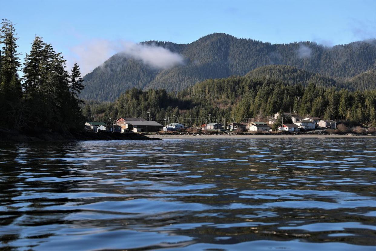 Ahousaht, on Flores Island, is one of B.C.'s largest coastal First Nation communities. (Chris Corday/CBC - image credit)