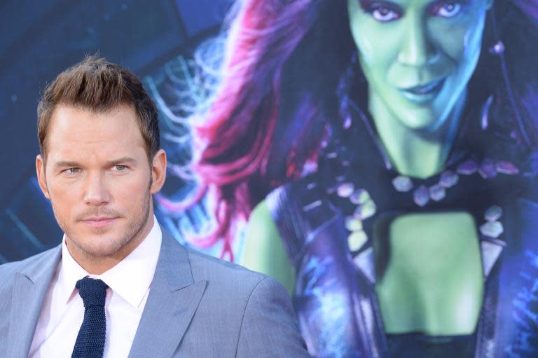 Actor Chris Pratt arrives for the world premiere of "Guardians Of The Galaxy" on July 21, 2014 at the Dolby Theater in Hollywood, California