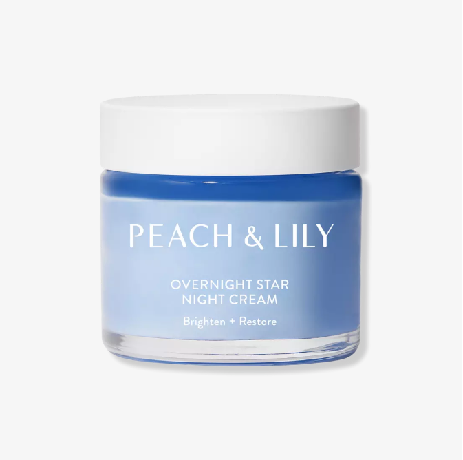 <p><a href="https://go.redirectingat.com?id=74968X1596630&url=https%3A%2F%2Fwww.ulta.com%2Fp%2Fovernight-star-sleeping-mask-pimprod2008642&sref=https%3A%2F%2Fwww.prevention.com%2Fbeauty%2Fskin-care%2Fg42677684%2Fbest-night-cream%2F" rel="nofollow noopener" target="_blank" data-ylk="slk:Shop Now;elm:context_link;itc:0;sec:content-canvas" class="link ">Shop Now</a></p><p>Overnight Star Night Cream</p><p>ulta.com</p><p>$43.00</p><span class="copyright">Peach & Lily</span>