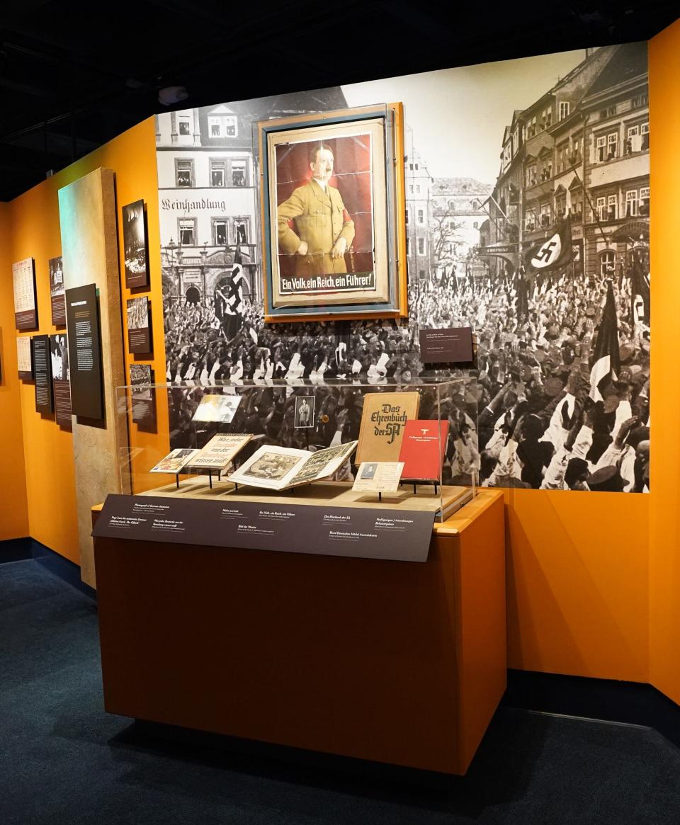 Exhibits inside the Holocaust Museum & Center for Tolerance and Education on the campus of Rockland Community College in Suffern. Thursday, October 19, 2023.