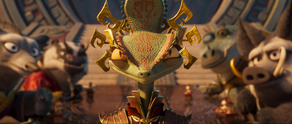 Chameleon (Viola Davis) in Kung Fu Panda 4 directed by Mike Mitchell (DreamWorks Animation)