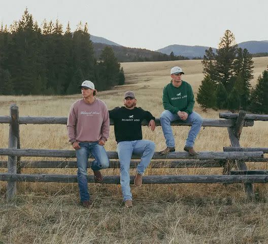 <p>Belmont Acres</p> The Montana Boyz: Mark Estes, Kaleb Winterburn and Kade Wilcox