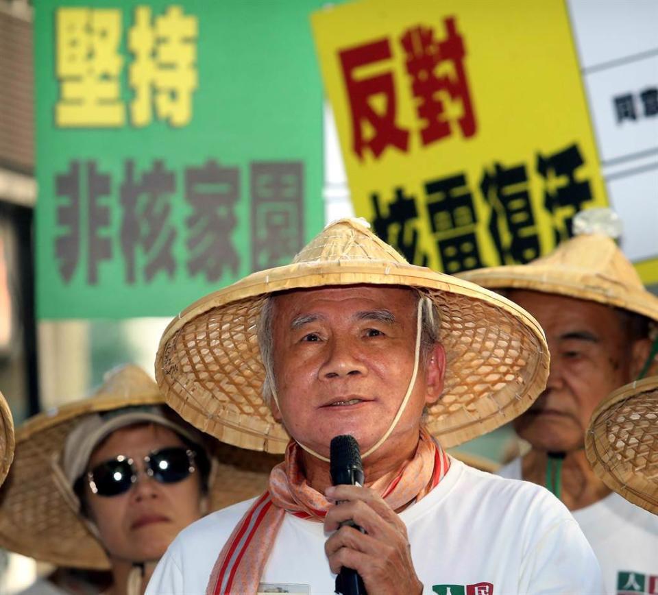 民進黨前主席林義雄曾絕食反核。（中時資料照）