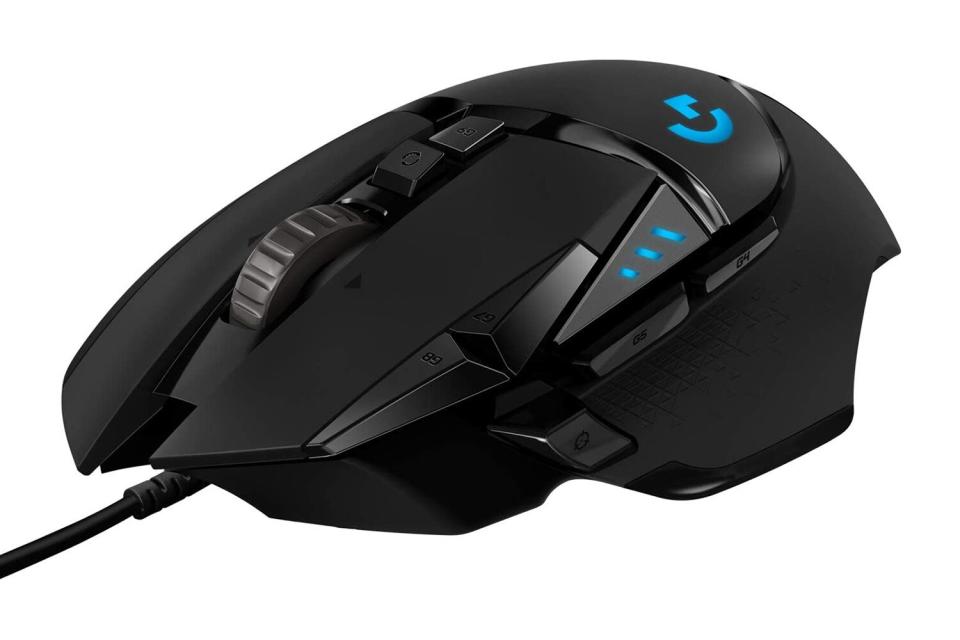 Logitech G502 HERO High Performance Wired Gaming Mouse, HERO 25K Sensor, 25,600 DPI, RGB, Adjustable Weights, 11 Programmable Buttons