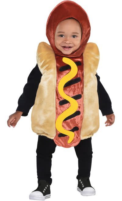 8) Baby Mini Hot Dog Costume