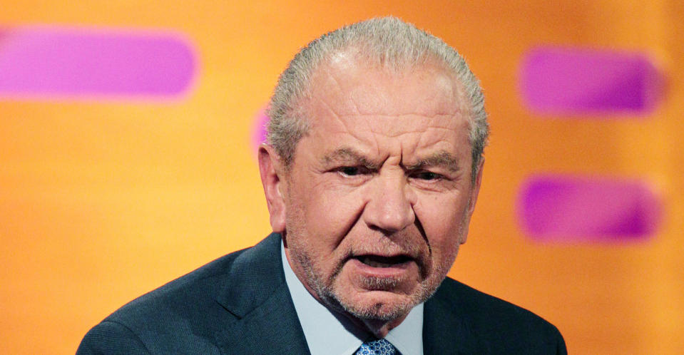 Sir Alan Sugar cleared his name on Twitter.