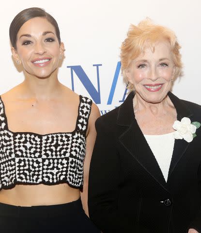 <p>Bruce Glikas/WireImage</p> Ana Villafane and Holland Taylor