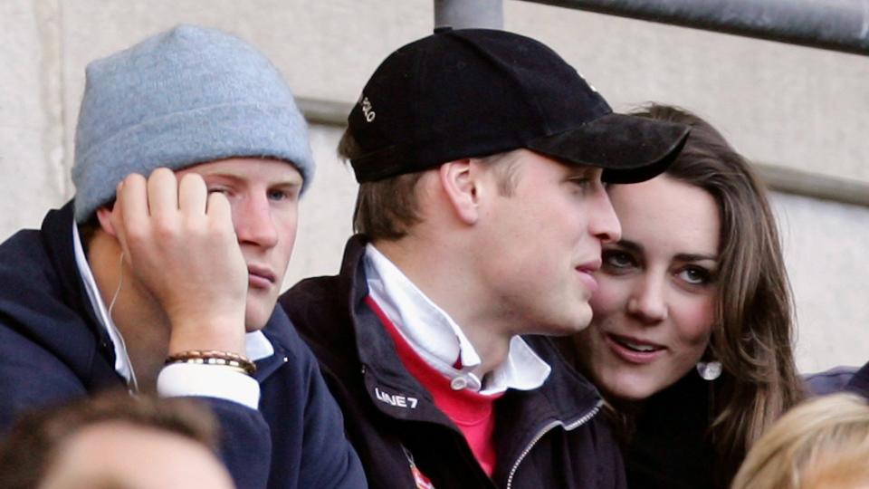 Prince Harry, Prince William and Kate Middleton