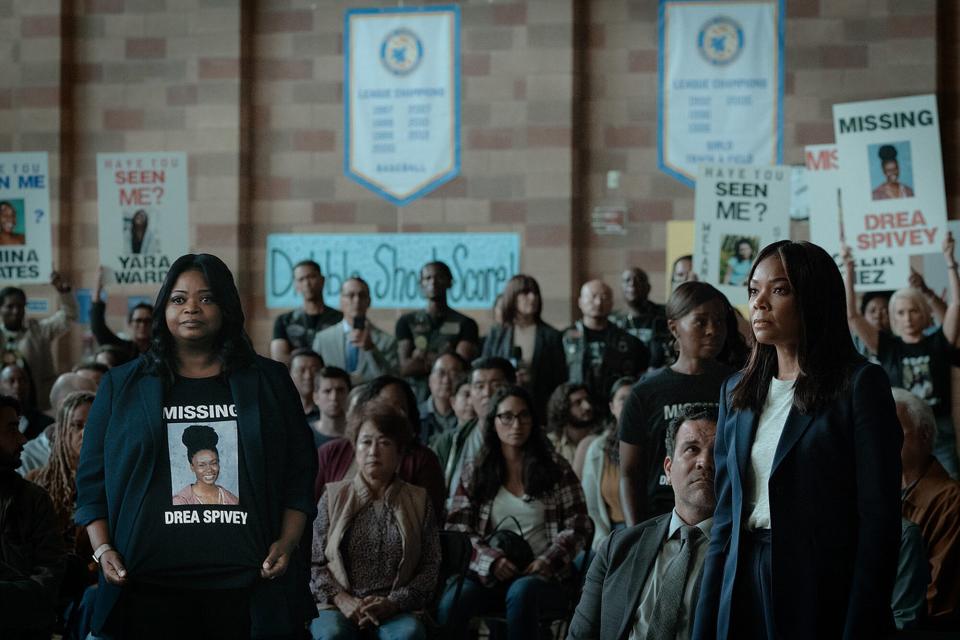 Episode 1. Octavia Spencer and Gabrielle Union in "Truth Be Told," premiering January 20, 2023 on Apple TV+
