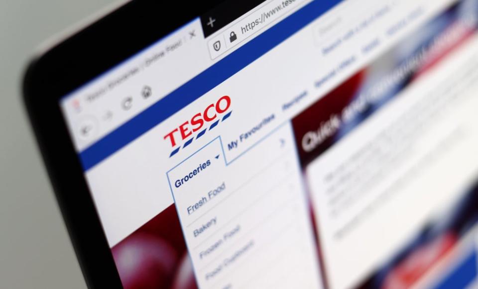 Tesco said an outage on its website and app is due to an attempt to ‘interfere’ with its systems but there is ‘no reason’ to believe customer data has been affected (Tim Goode/PA) (PA Archive)