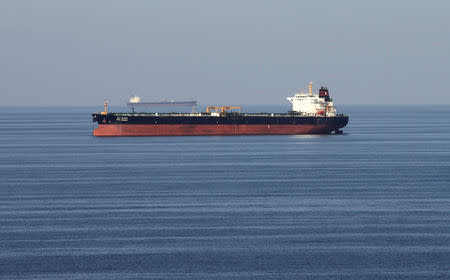 Oil takners pass through the Strait of Hormuz, December 21, 2018. REUTERS/Hamad I Mohammed